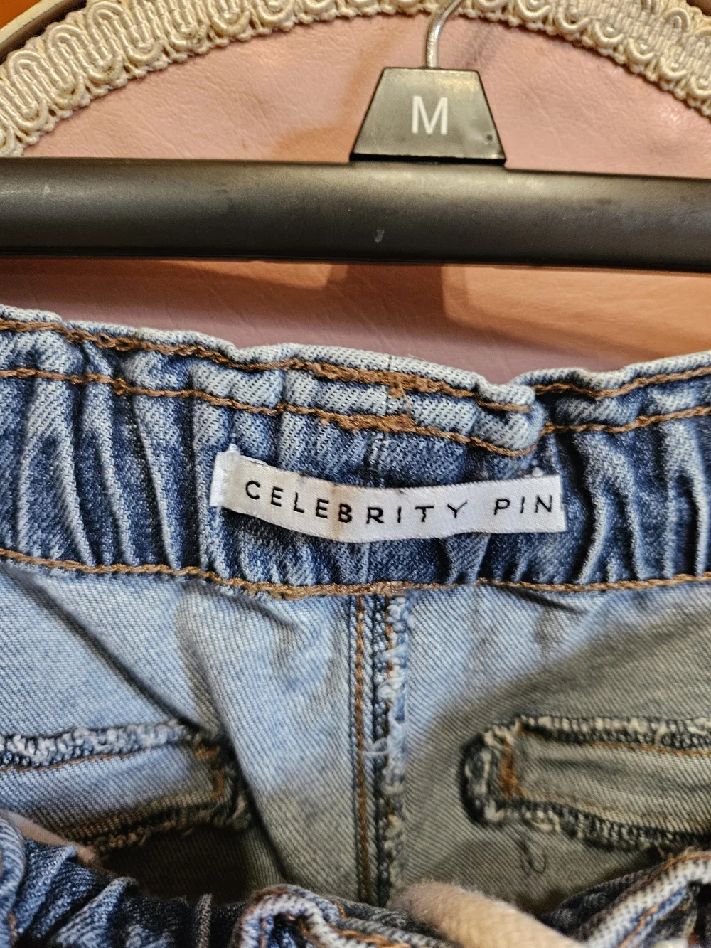 Celebrity Pink Denim Shorts